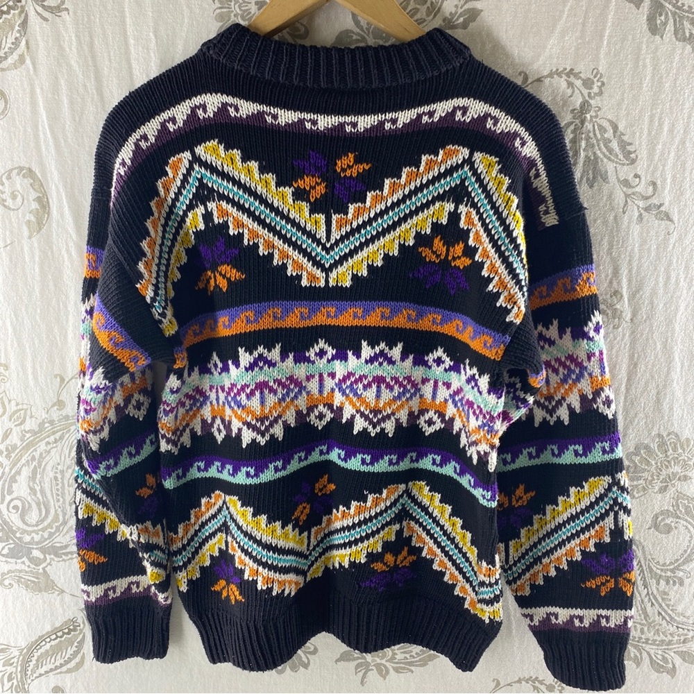 Nomadic Traders Aztec / southwestern Sweater 100% cotton - Picture 3 of 8